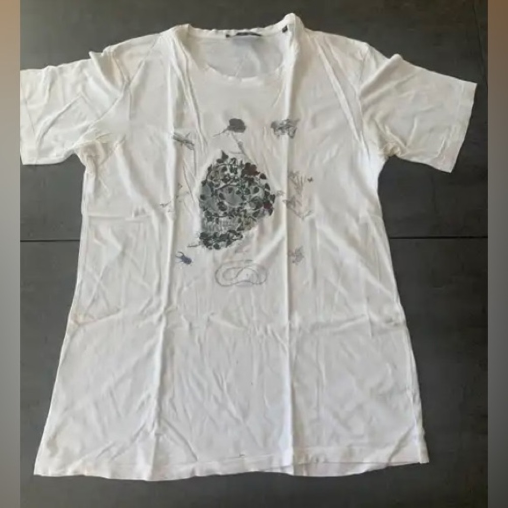 The Kooples Mens embroidered skull t shirt- small